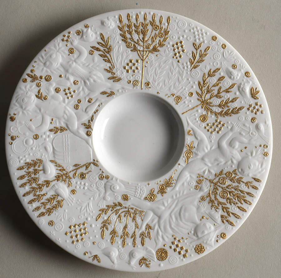 Monogramstanos Saucer for Flat Cup by Rosenthal - Continental-1