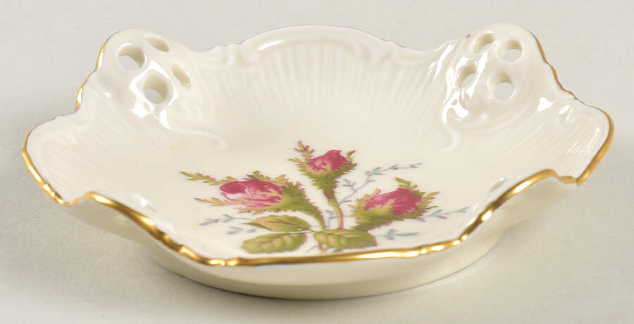 Moss Rose (Pompadour, Ivory Body, Off Center) Nut Dish by Rosenthal - Continental-1