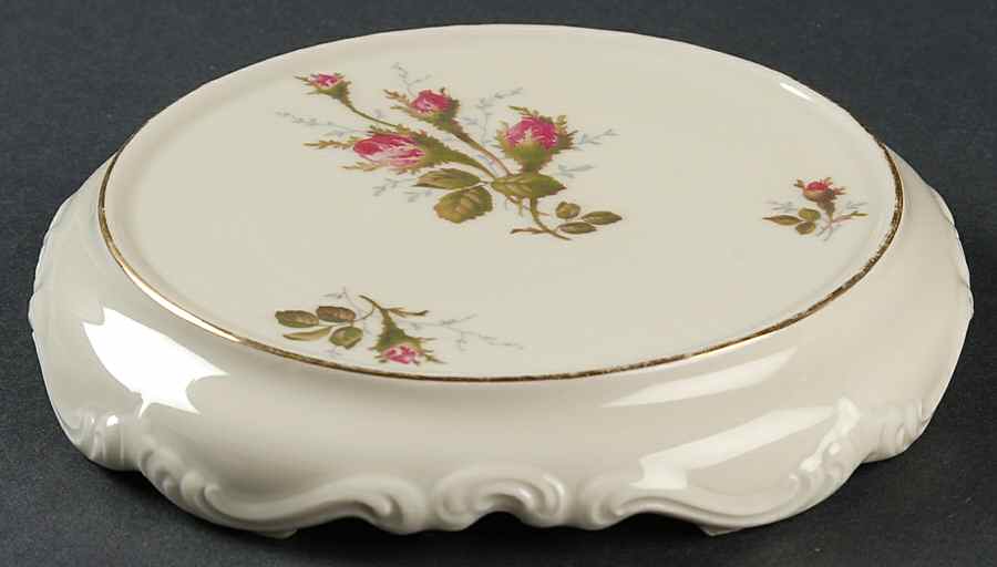 Moss Rose (Pompadour, Ivory Body, Off Center) Warmer Stand  (For Tea Pot) by Rosenthal - Continental-1