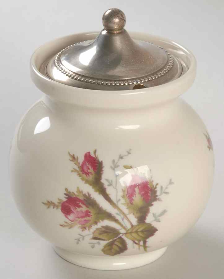 Moss Rose (Pompadour, Ivory Body, Off Center) Jam/Jelly & Lid by Rosenthal - Continental-1
