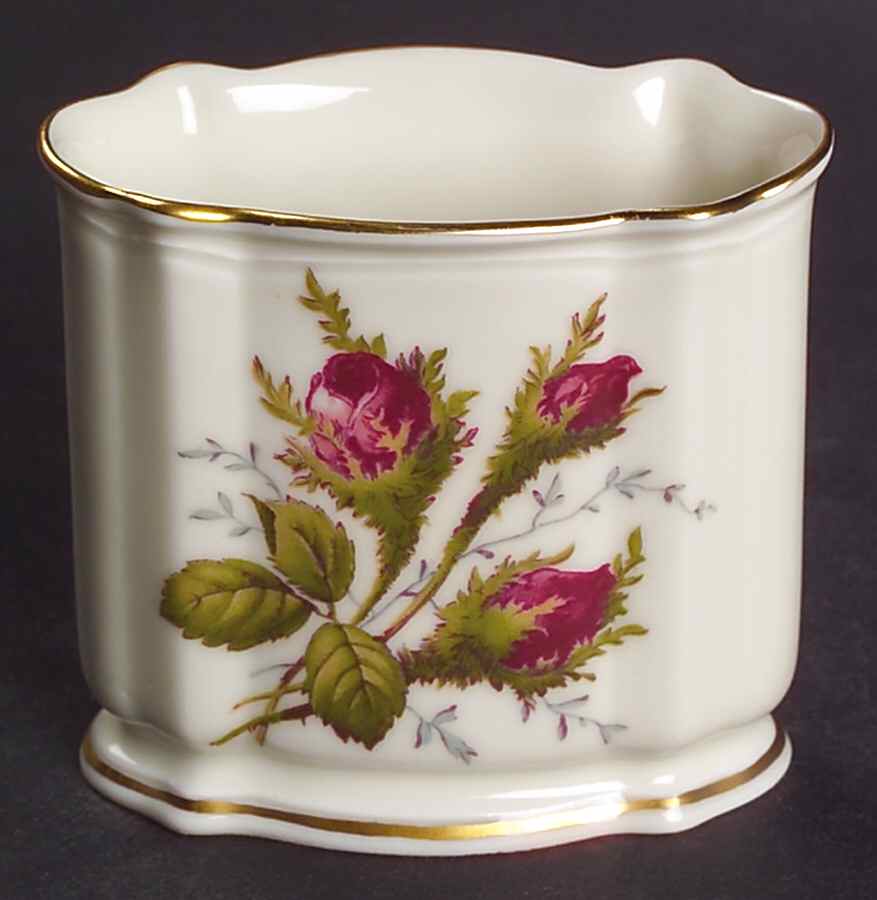 Moss Rose (Pompadour, Ivory Body, Off Center) Cigarette Holder by Rosenthal - Continental-1