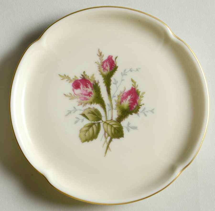 Moss Rose (Pompadour, Ivory Body, Off Center) Coaster by Rosenthal - Continental-1