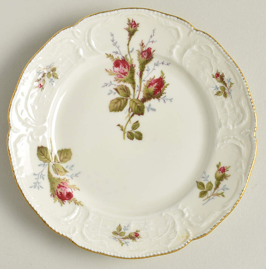 Moss Rose (Sans Souci, Ivory) Bread & Butter Plate by Rosenthal - Continental-1