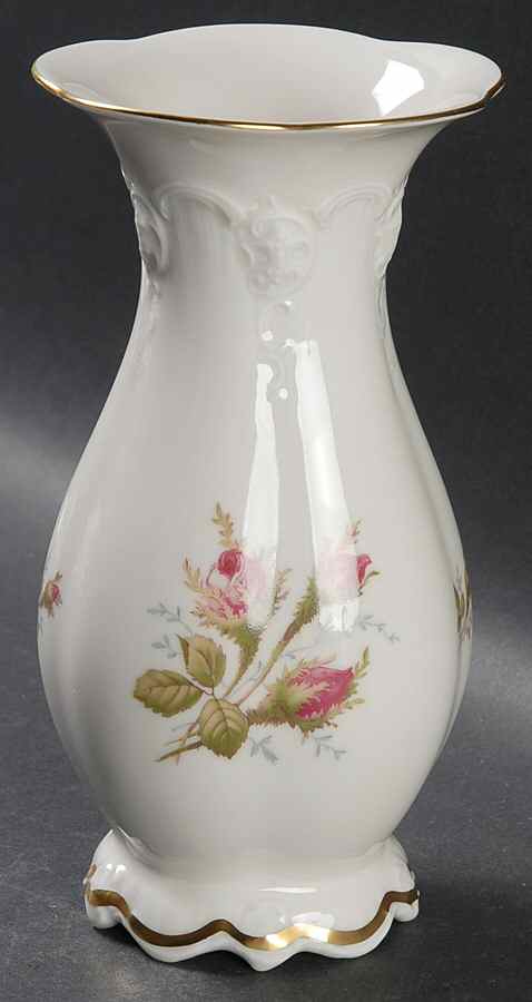 Moss Rose (Sans Souci, Ivory) 6" Vase by Rosenthal - Continental-1