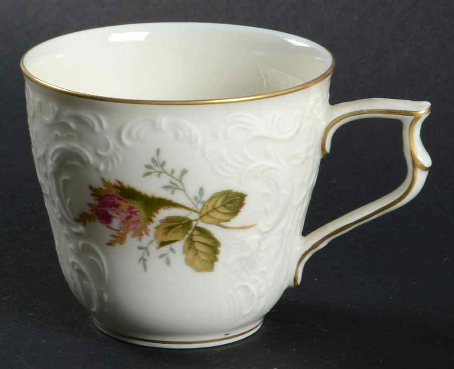 Moss Rose (Sans Souci, Ivory) Flat Cup by Rosenthal - Continental-1