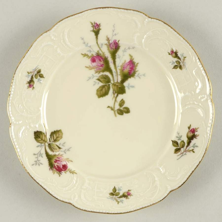 Moss Rose (Sans Souci, Ivory) Dessert/Pie Plate by Rosenthal - Continental-1