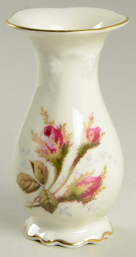 Moss Rose (Sans Souci, Ivory) 4" Vase by Rosenthal - Continental-1