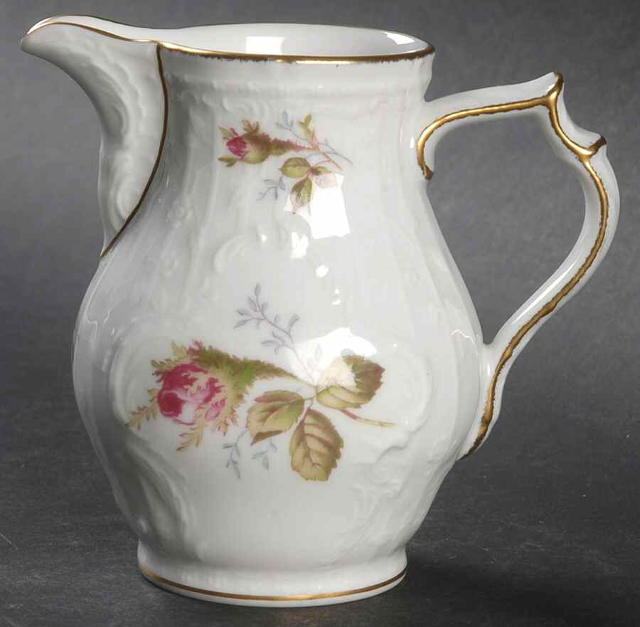 Moss Rose (Sans Souci, White) Creamer by Rosenthal - Continental-1