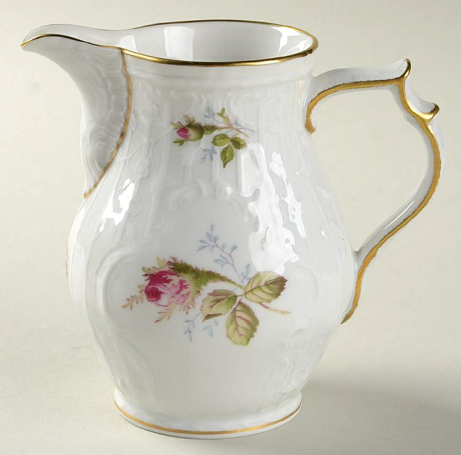 Moss Rose (Sans Souci, White) Creamer by Rosenthal - Continental-1