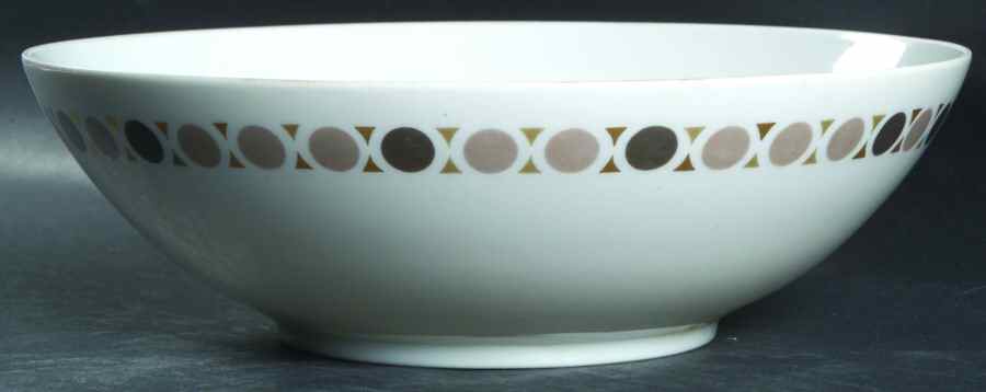 Mosaic (Black & Grey) 8" Round Vegetable Bowl by Rosenthal - Continental-1