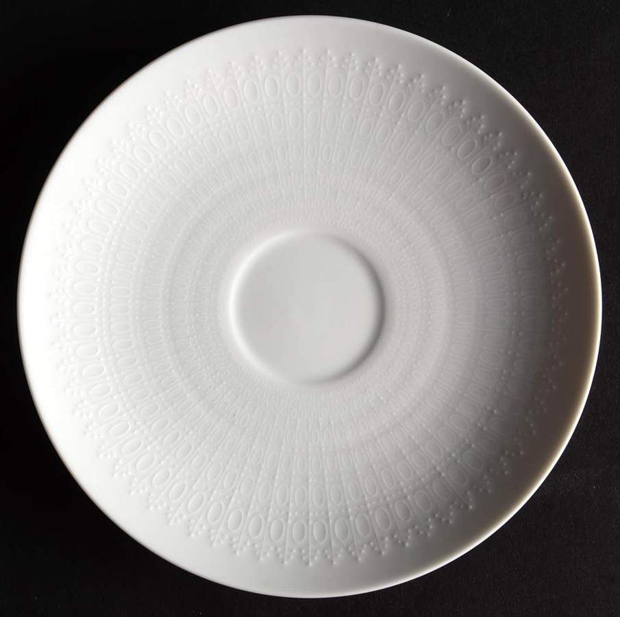 Romance (All White) Saucer for Flat Cup by Rosenthal - Continental-1