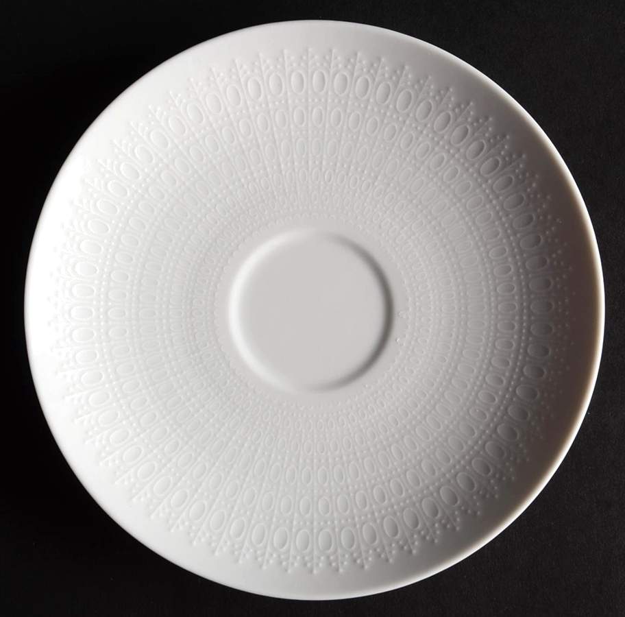 Romance (All White) Saucer for Flat Cup by Rosenthal - Continental-1