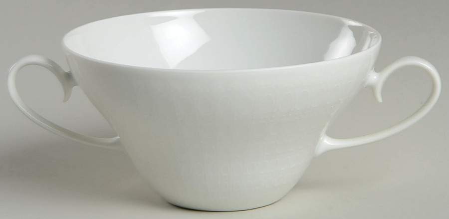 Romance (All White) Cream Soup Bowl No Lid by Rosenthal - Continental-1