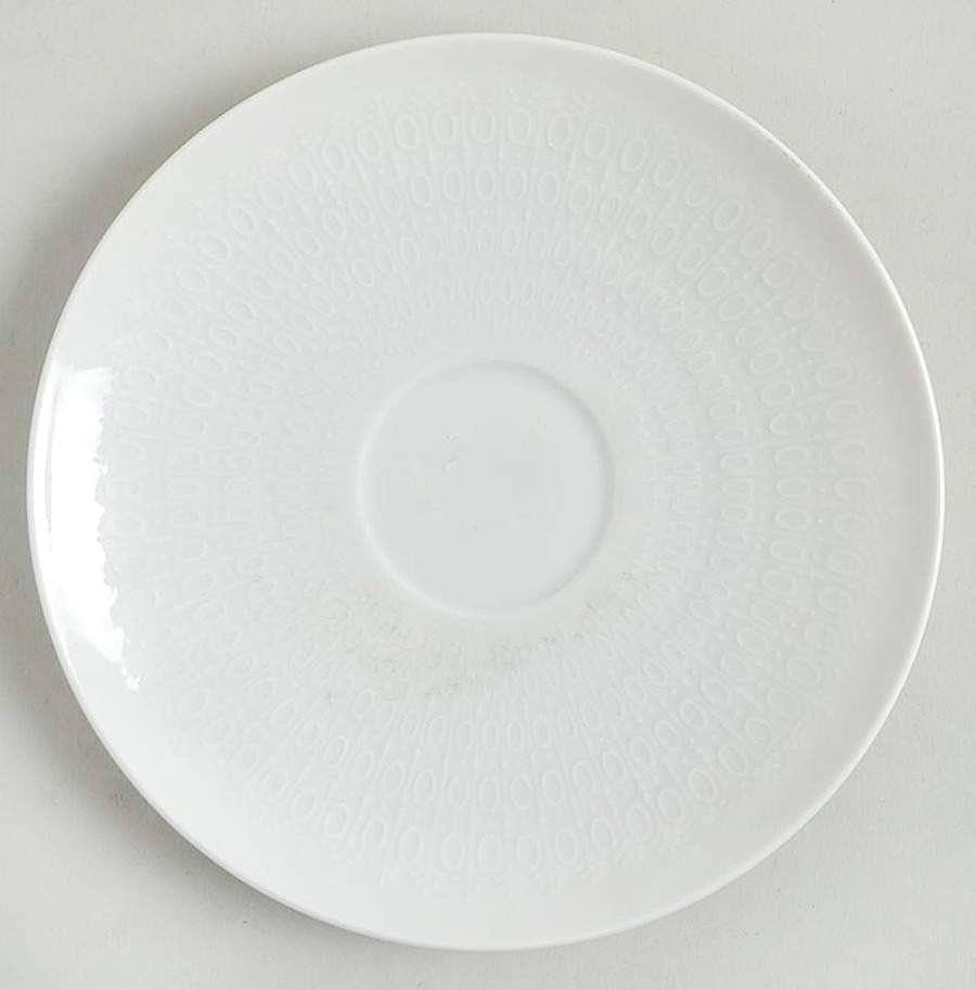 Romance (All White) Saucer for Demitasse Cup by Rosenthal - Continental-1