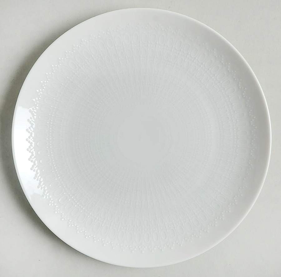 Romance (All White) Dessert/Pie Plate by Rosenthal - Continental-1