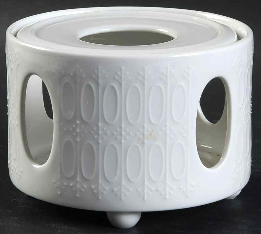Romance (All White) 2 Piece Warmer Stand by Rosenthal - Continental-1