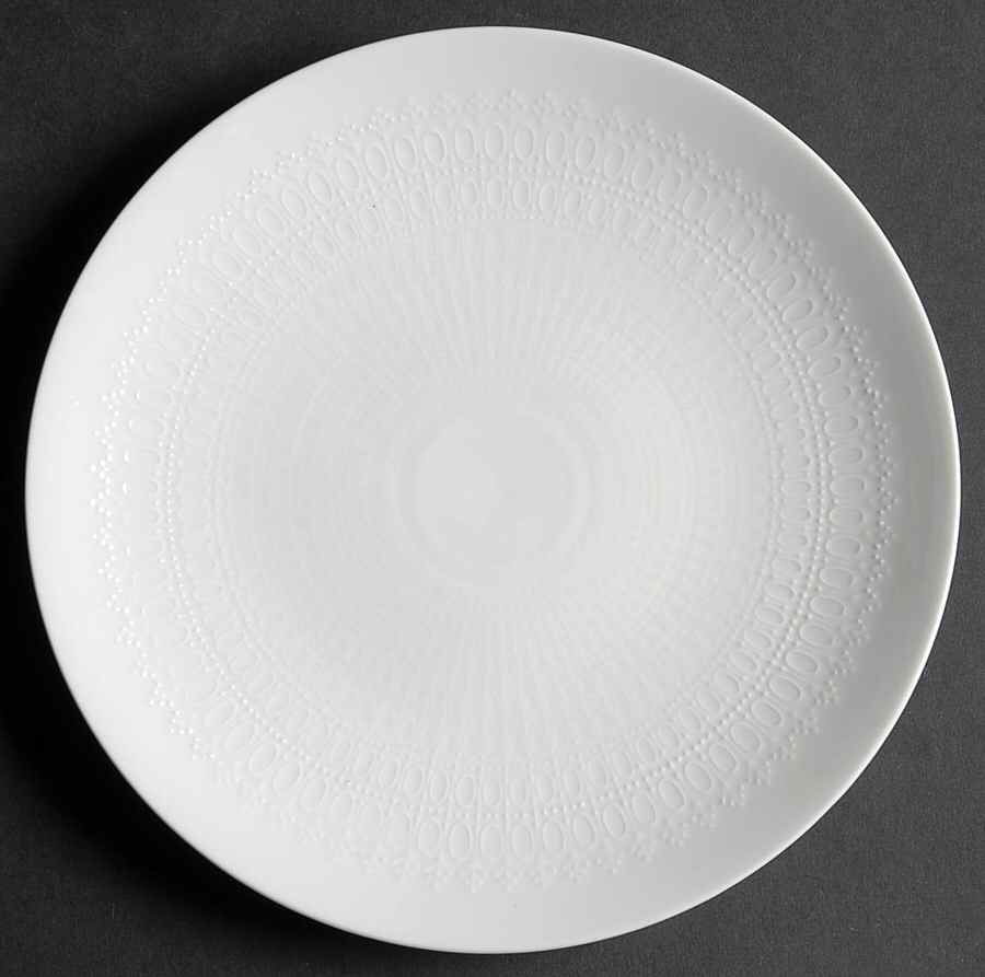 Romance (All White) Luncheon Plate by Rosenthal - Continental-1