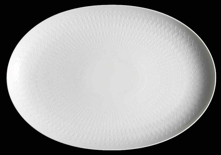 Romance (All White) 15" Oval Serving Platter by Rosenthal - Continental-1