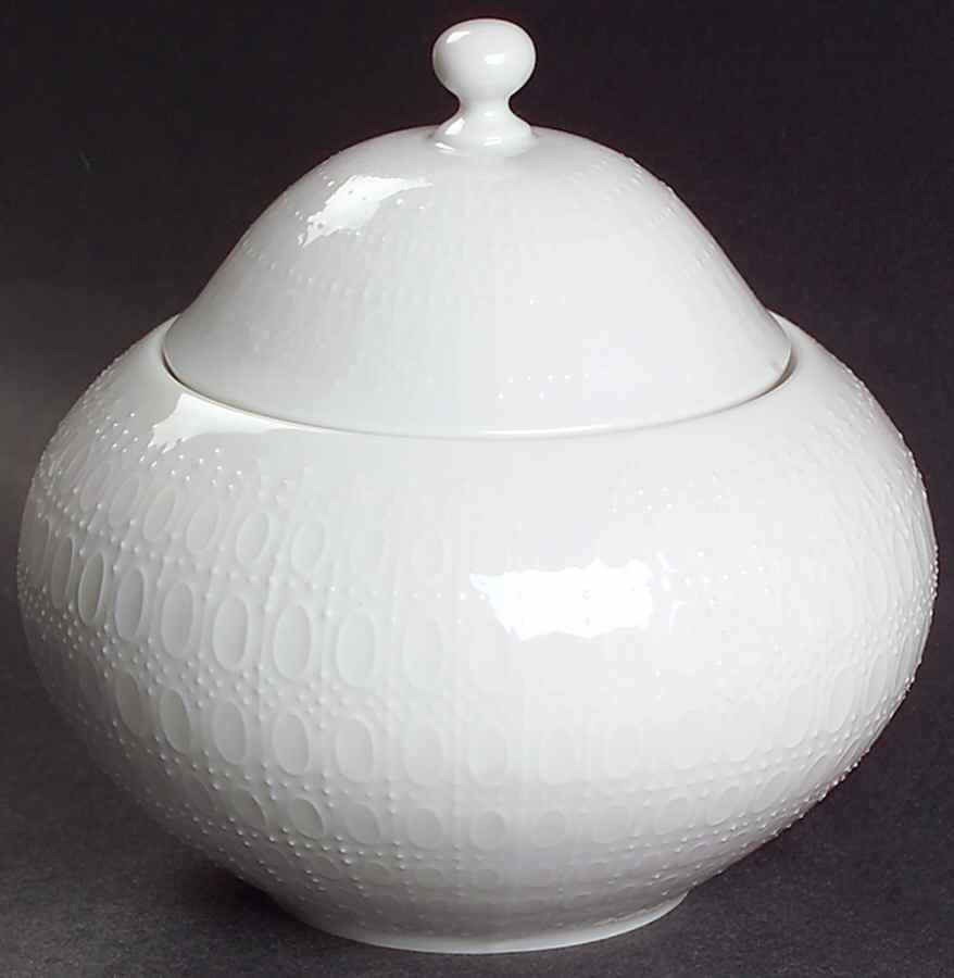 Romance (All White) Sugar Bowl & Lid by Rosenthal - Continental-1