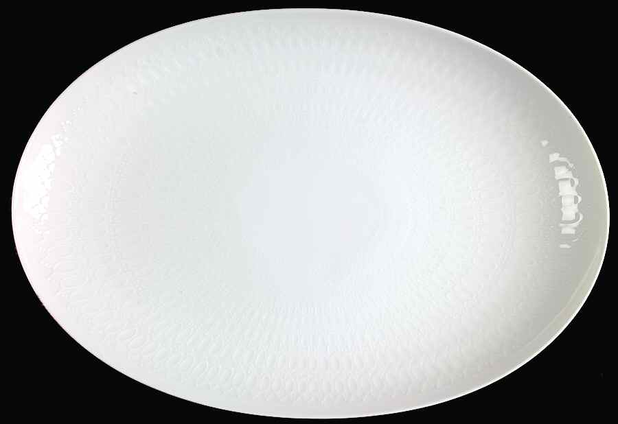 Romance (All White) 15" Oval Serving Platter by Rosenthal - Continental-1