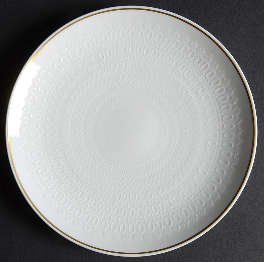 Motif Gold Band Dessert/Pie Plate by Rosenthal - Continental-1