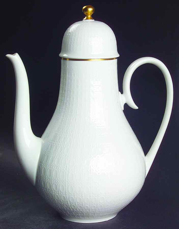 Motif Gold Band Coffee Pot & Lid by Rosenthal - Continental-1