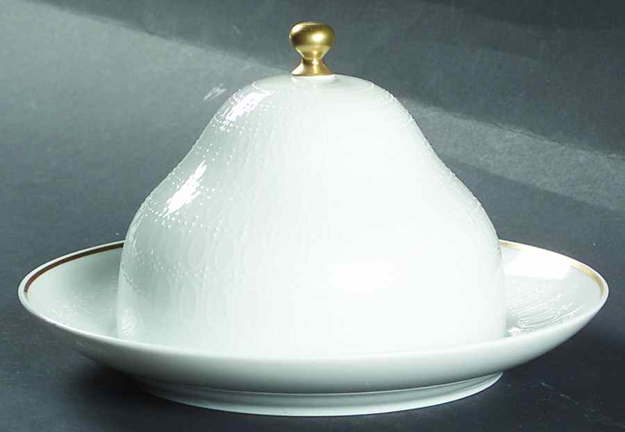 Motif Gold Band Round Covered Butter by Rosenthal - Continental-1