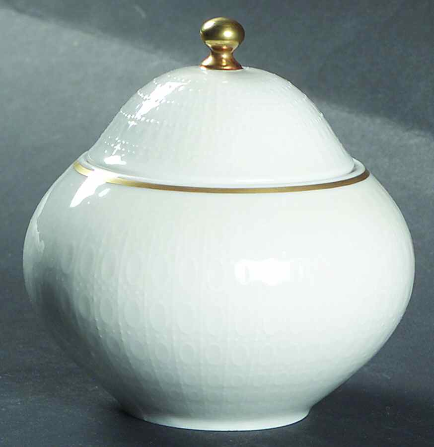 Motif Gold Band Sugar Bowl & Lid by Rosenthal - Continental-1