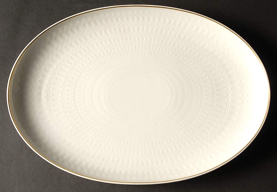 Motif Gold Band 13" Oval Serving Platter by Rosenthal - Continental-1