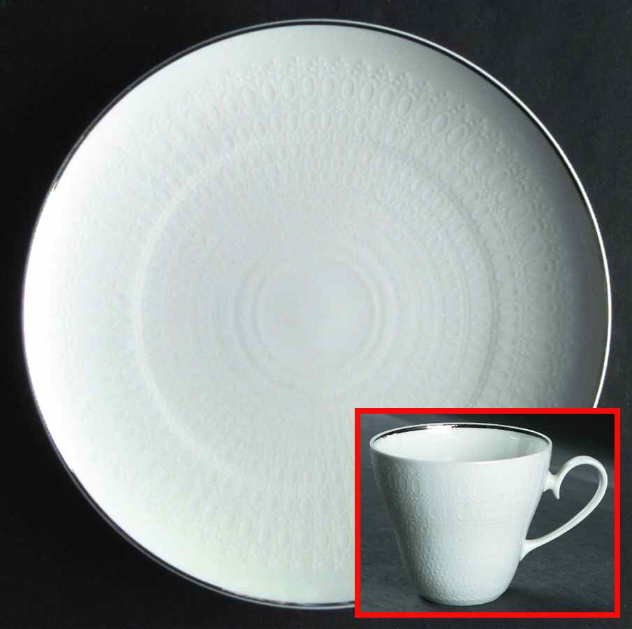 Motif Platinum Band Dinner Plate by Rosenthal - Continental-1
