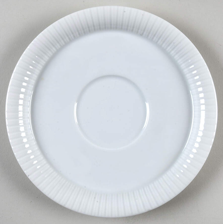 Modulation White Saucer for Flat Cup by Rosenthal - Continental-1