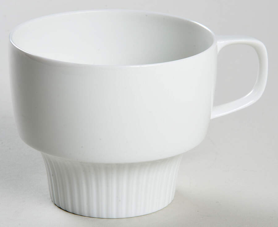 Modulation White Flat Cup by Rosenthal - Continental-1