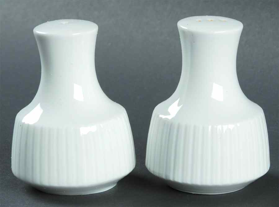 Modulation White Salt & Pepper Set by Rosenthal - Continental-1