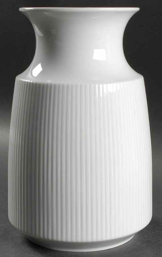 Modulation White 11" Vase by Rosenthal - Continental-1