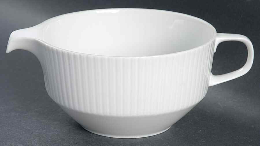 Modulation White Gravy Boat by Rosenthal - Continental-1