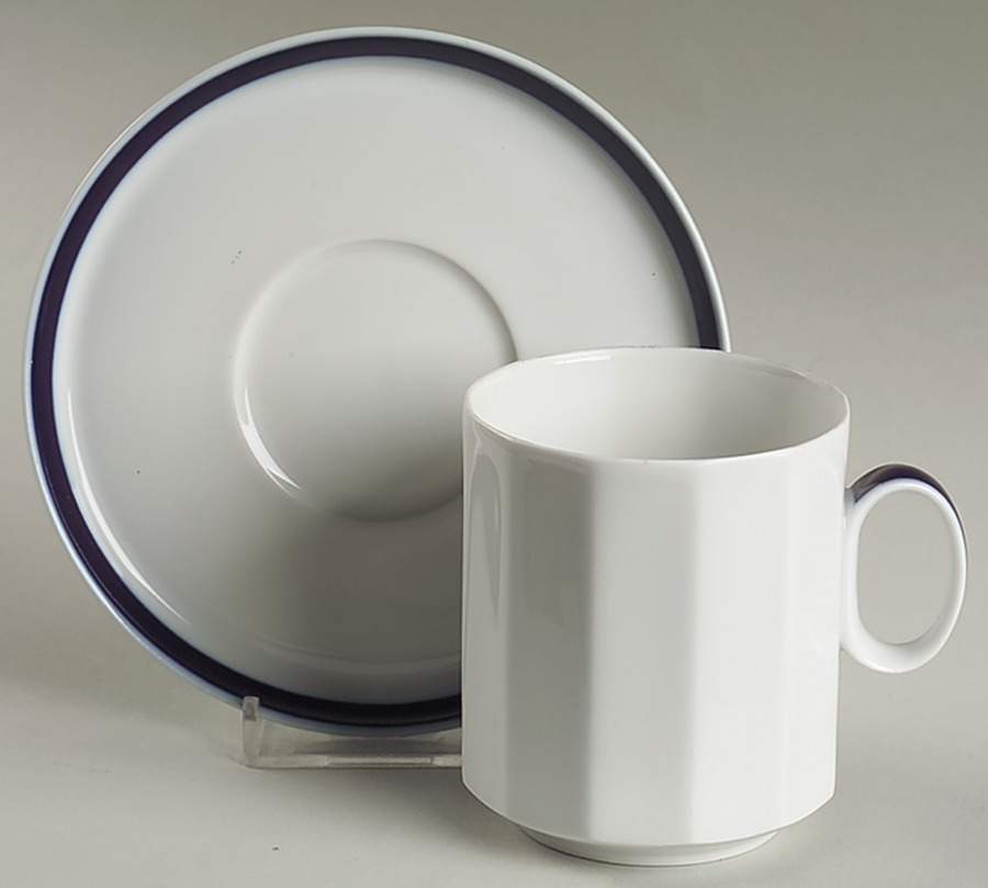 Mykonos Flat Cup & Saucer Set by Rosenthal - Continental-1