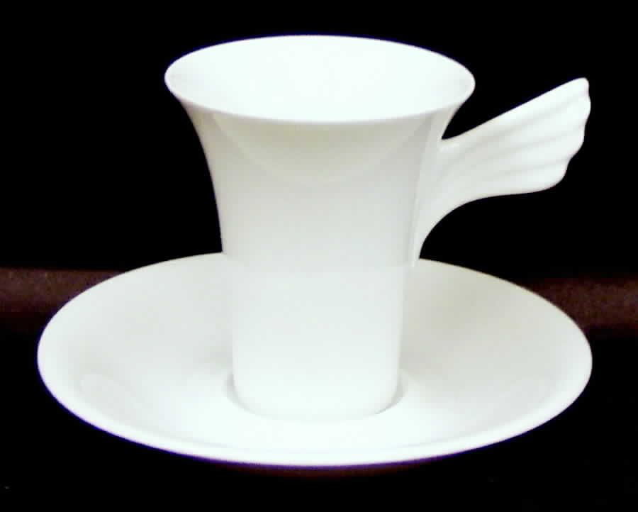 Mythos Flat Demitasse Cup & Saucer Set by Rosenthal - Continental-1
