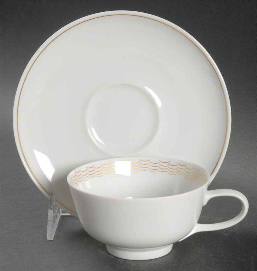 New Look Footed Cup & Saucer Set by Rosenthal - Continental-1