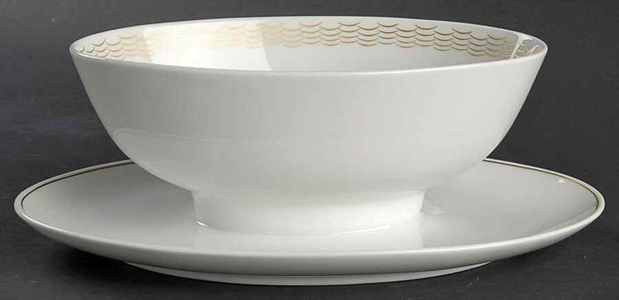 New Look Gravy Boat with Attached Underplate by Rosenthal - Continental-1