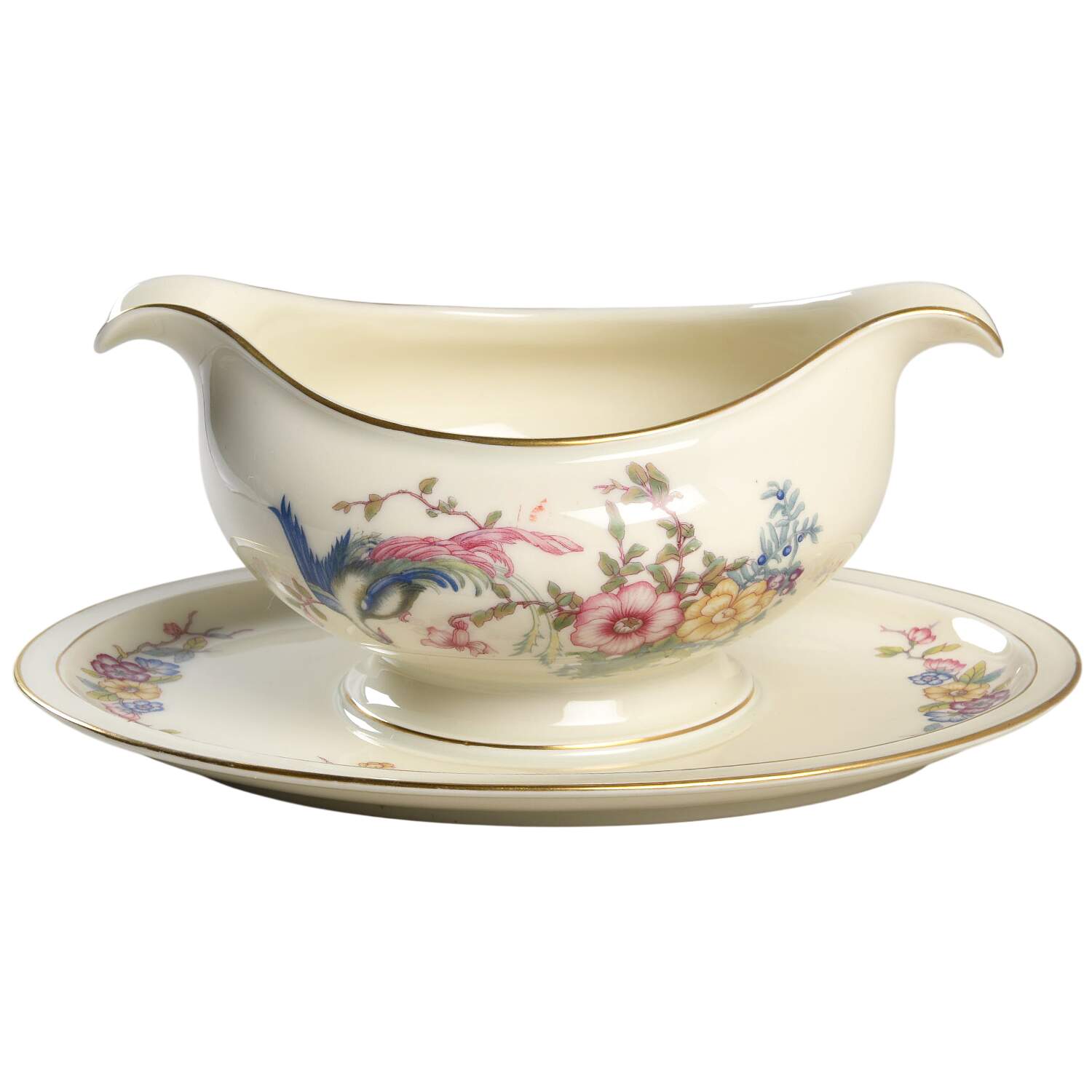 New Phoenix Gravy Boat with Attached Underplate by Rosenthal - Continental-1