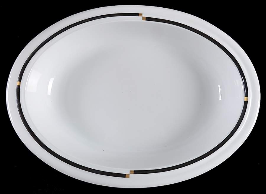 Nera 14" Deep Oval Serving Platter by Rosenthal - Continental-1