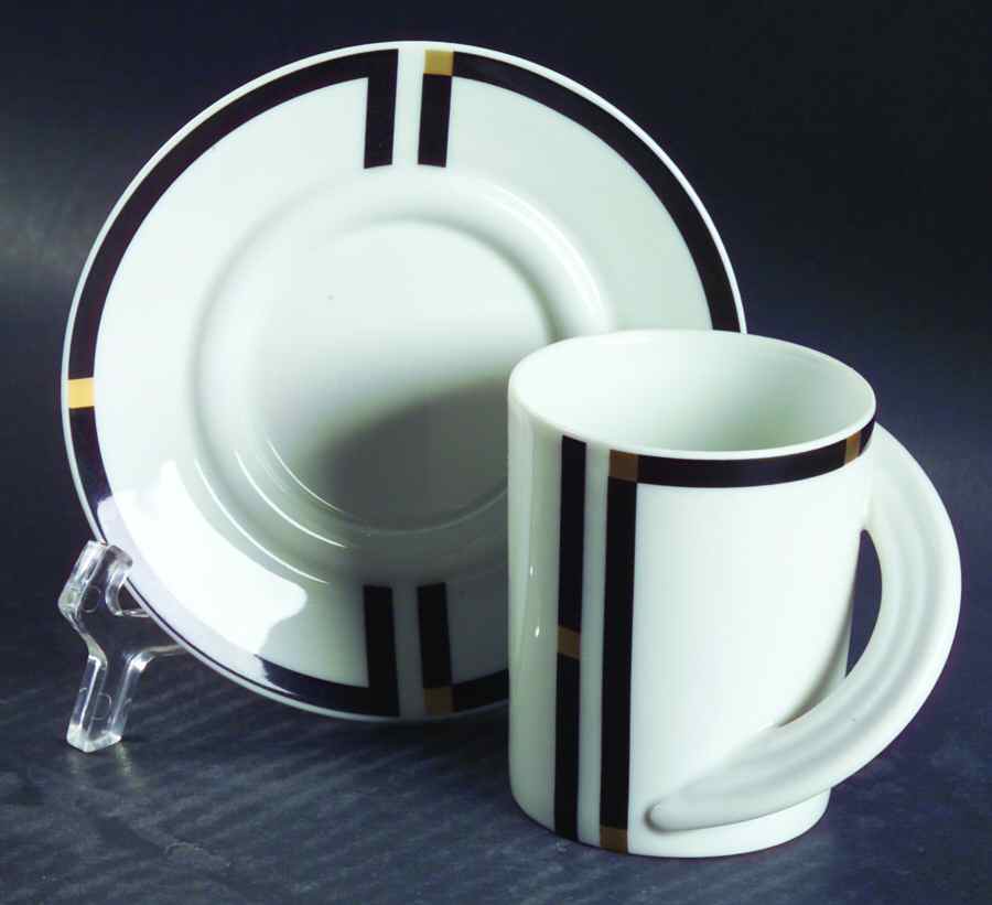 Nera Flat Cup & Saucer Set by Rosenthal - Continental-1