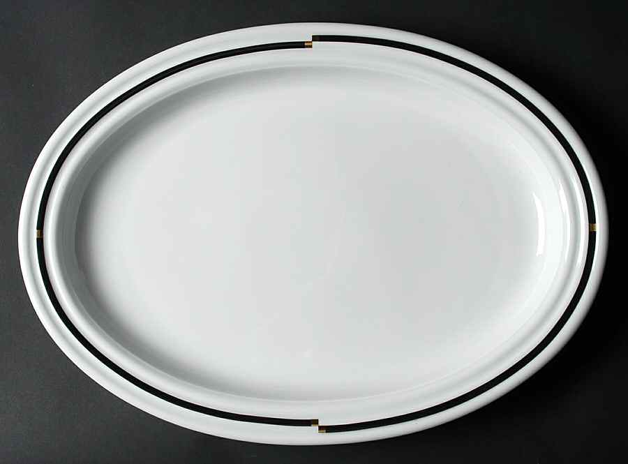 Nera 17" Oval Serving Platter by Rosenthal - Continental-1