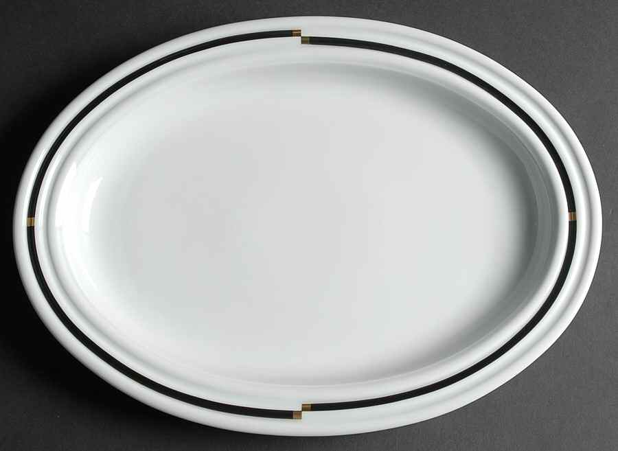 Nera 14" Oval Serving Platter by Rosenthal - Continental-1