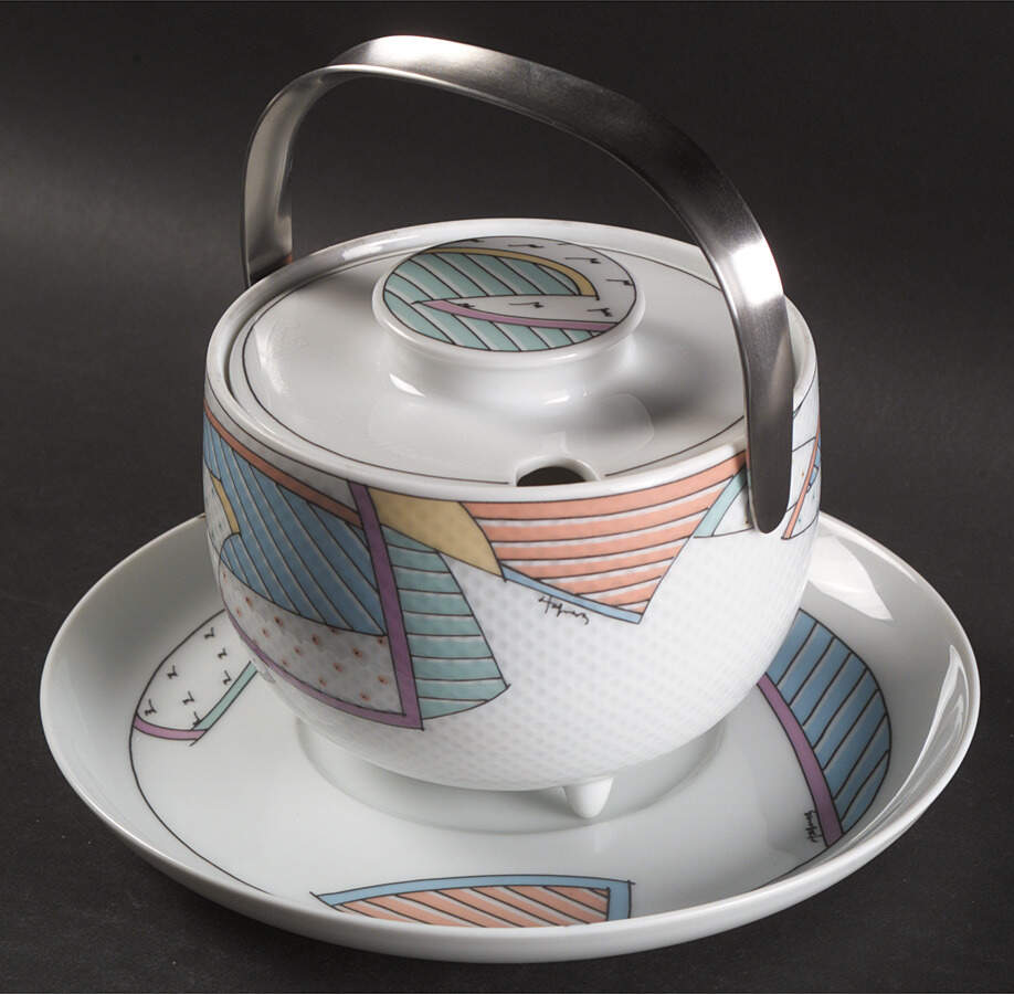 New Wave Sauce Boat & Lid with Underplate by Rosenthal - Continental-1