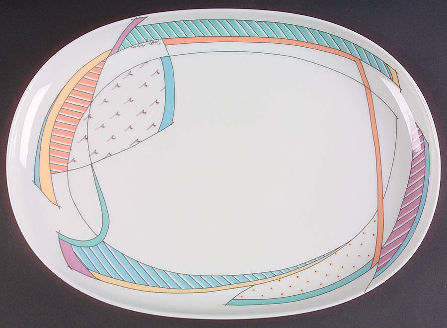 New Wave 15" Oval Serving Platter by Rosenthal - Continental-1