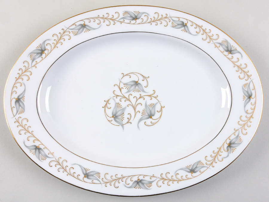 Nocturne 12" Oval Serving Platter by Rosenthal - Continental-1