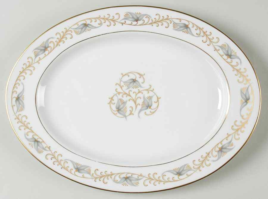 Nocturne 13" Oval Serving Platter by Rosenthal - Continental-1