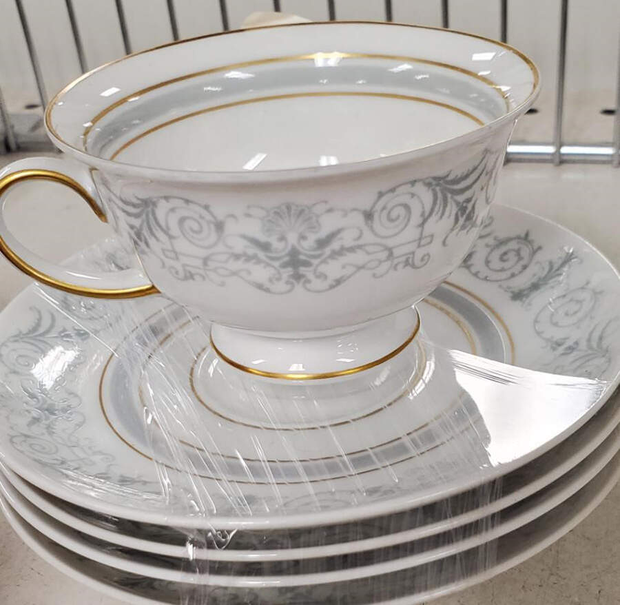 Olde Brocade Footed Demitasse Cup & Saucer Set by Rosenthal - Continental-1