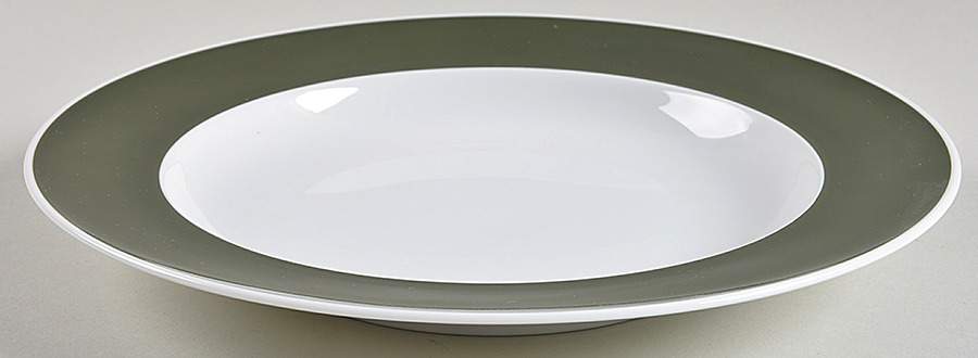 Olive Large Rim Soup Bowl by Rosenthal - Continental-1